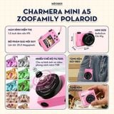  Máy Ảnh Móc Khóa Series Charmera Mini S5 Insta & A5 Polaroid ZooFamily – Chụp 64MP, quay video, filter & sticker độc quyền Y2K by MèoBer 