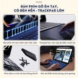  [2025] Bao da iPad Kèm Bàn Phím Smart Keyboard V2 tháo rời, xoay dọc dành cho Gen 10/11 A16, Air 4/5/6/7, Pro11 M1/2/4 by Meober 