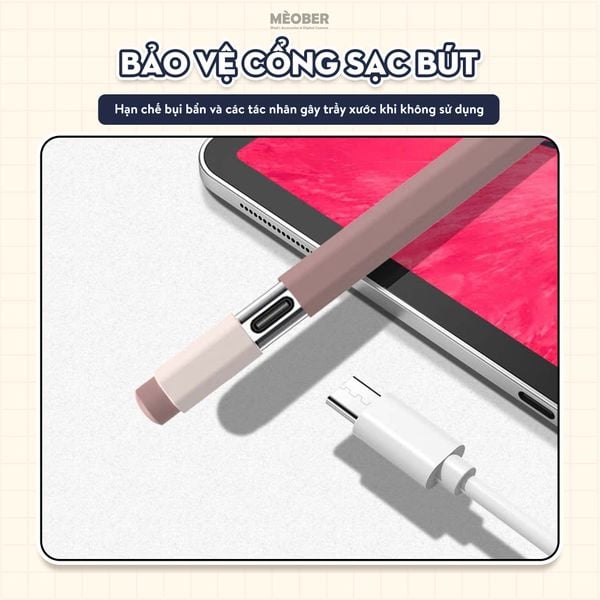  Case bọc bảo vệ bút Bút Chì by Mèober - Mỏng nhẹ, vừa khay đựng bút case iPad 