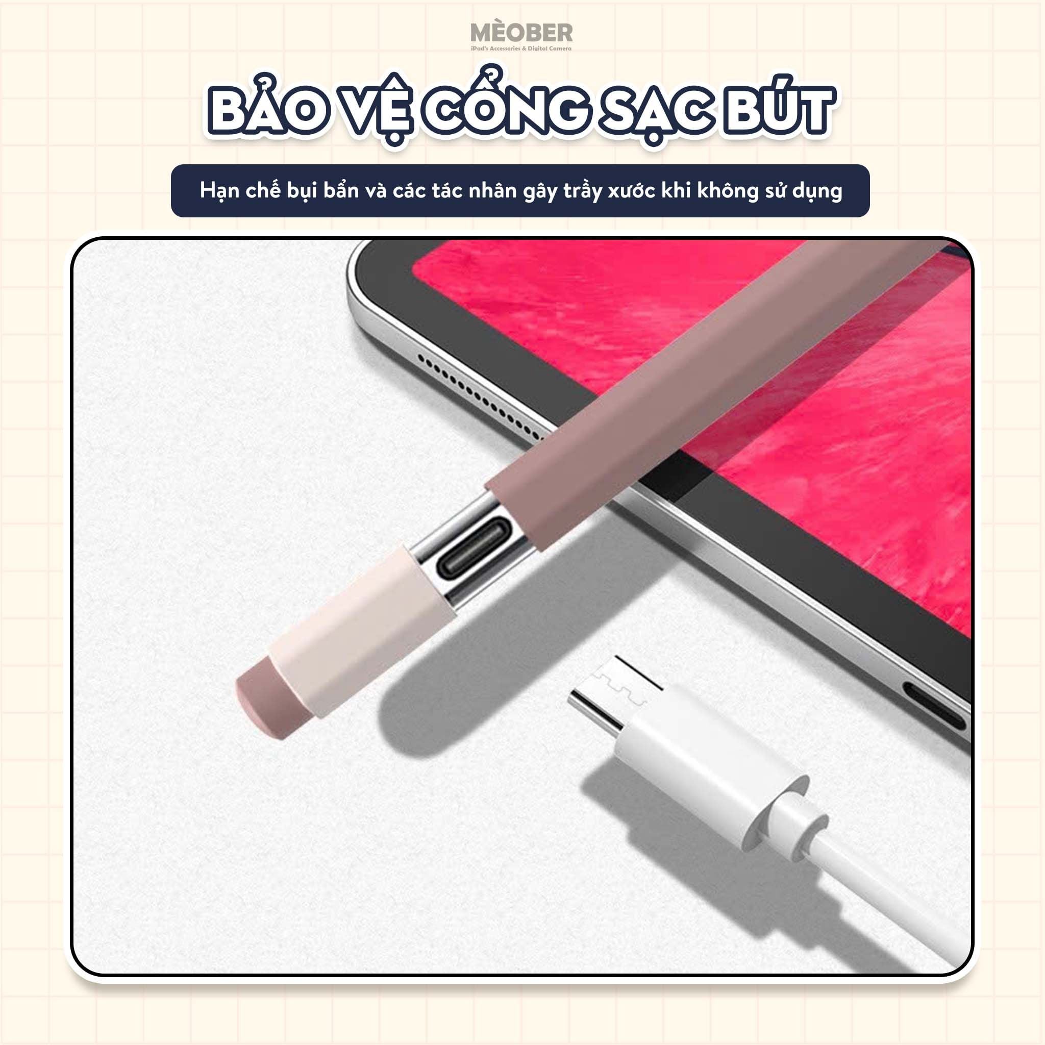  Case bọc bảo vệ bút Bút Chì by Mèober - Mỏng nhẹ, vừa khay đựng bút case iPad 