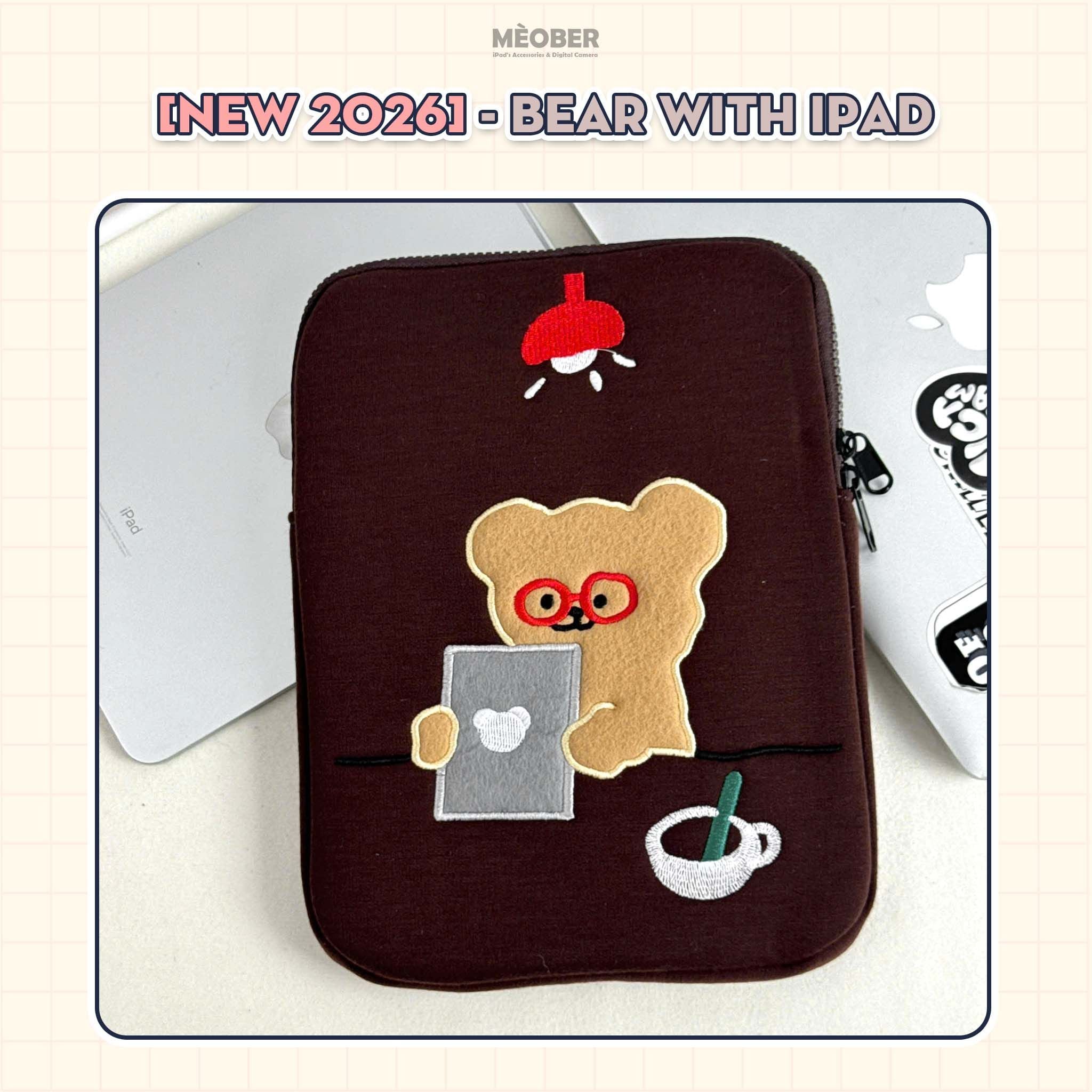  Túi chống sốc Cute dành cho iPad Pro 11, iPad Gen 5 6 7 8 9, iPad Air 2 3 4, iPad mini 4 5 6... 