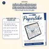  Combo phụ kiện iPad Starter Pack - Gồm 01 Bút Cảm ứng, 01 Ốp Bao Da Xoay dọc, 02 dán màn hình BerPaper by MèoBer 