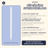  Combo phụ kiện iPad Starter Pack - Gồm 01 Bút Cảm ứng, 01 Ốp Bao Da Xoay dọc, 02 dán màn hình BerPaper by MèoBer 