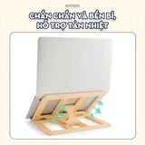  Kệ, Giá Đỡ Laptop & iPad Gỗ Cao Cấp Woody Art Stand, hỗ trợ viết vẽ, tản nhiệt máy, kê đa góc nghiêng by MèoBer 