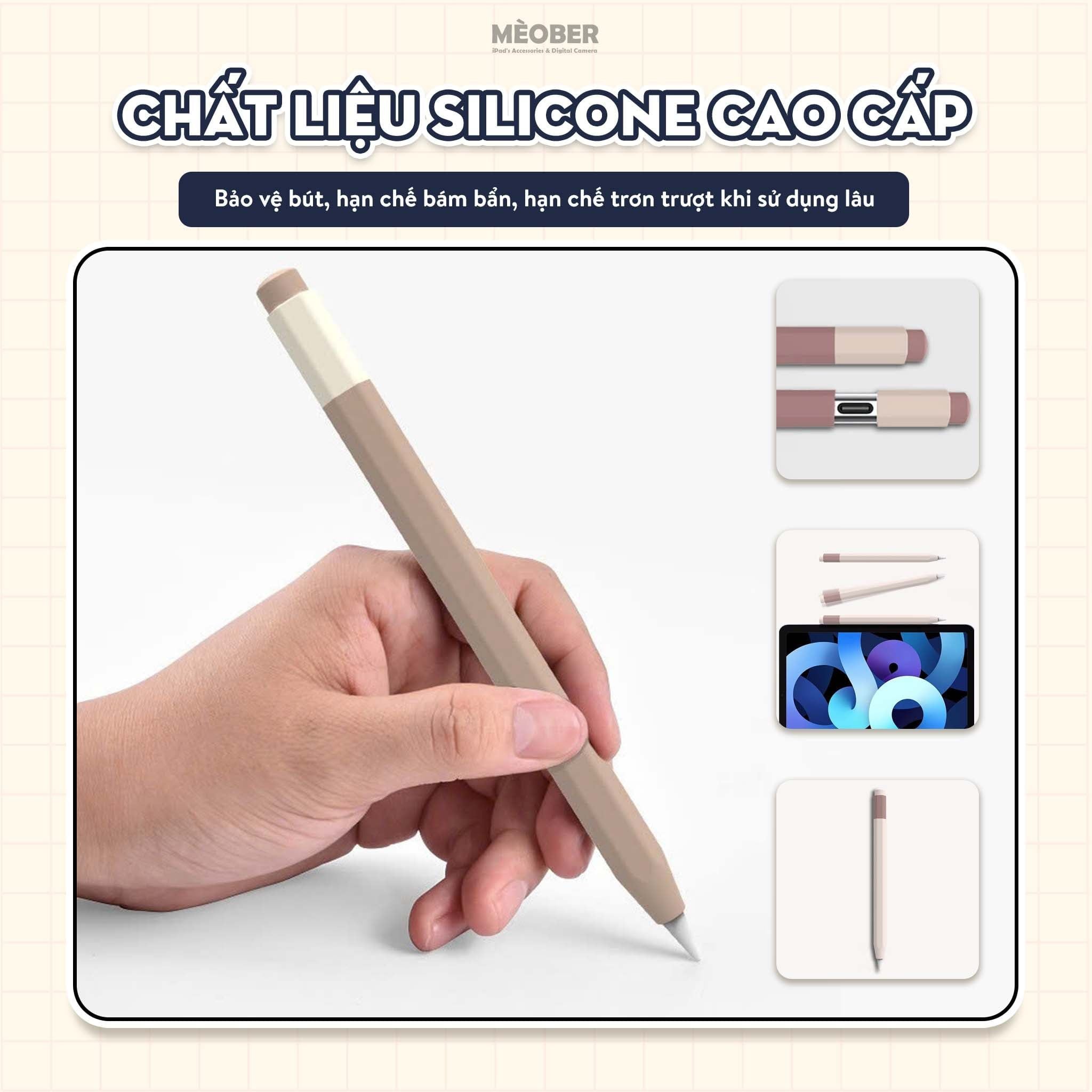  Case bọc bảo vệ bút Bút Chì by Mèober - Mỏng nhẹ, vừa khay đựng bút case iPad 