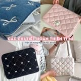  Túi chống sốc Ribbon Bag V2 cho iPad & Laptop - Thiết kế tinh tế họa tiết nơ dễ thương, phong cách nữ tính ngọt ngào by MèoBer 