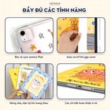  Bao da iPad Cute Origami PMART khe bút cố định gấp xếp xoay 360 cho Pro 11, Mini 6/7, Air 4/5/6/7, Gen7/8/9/10/11, Pro M4 by MèoBer 