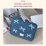  Túi chống sốc Ribbon Bag V2 cho iPad & Laptop - Thiết kế tinh tế họa tiết nơ dễ thương, phong cách nữ tính ngọt ngào by MèoBer 