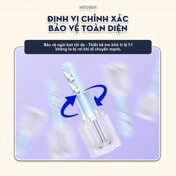  Hộp đựng ngòi bút cảm ứng kiểu thỏi son Lipstick 