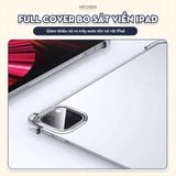  Ốp iPad Acrylic trong suốt Liquid DIY Button Decor Pro 11, Air 4/5/6/7, Gen7/8/9/10/11, Pro M4 - lưng trong suốt kèm nút và keo dán by MèoBer 