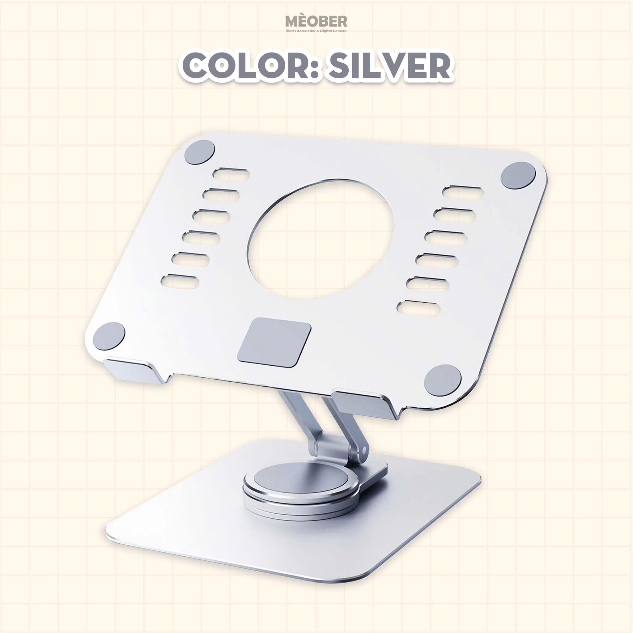  Giá đỡ iPad đa năng Acrylic Gập Xoay 360 - Thiết kế tối giản, hỗ trợ viết vẽ, xoay và gấp gọn linh hoạt 