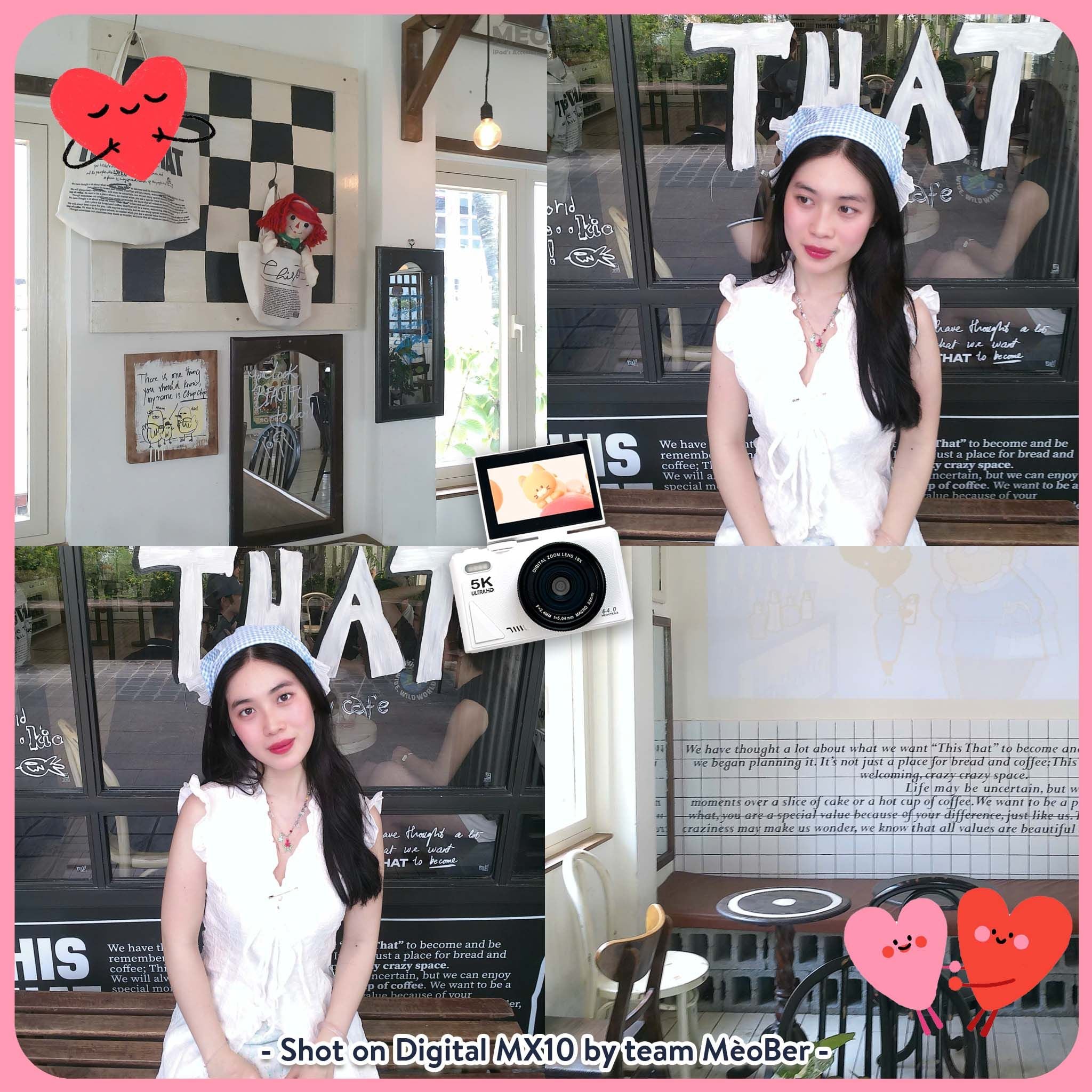  COMBO SET QUÀ VALENTINE DIGICAM - MÁY ẢNH KĨ THUẬT SỐ - READY TO GIFT BY MÈOBER 