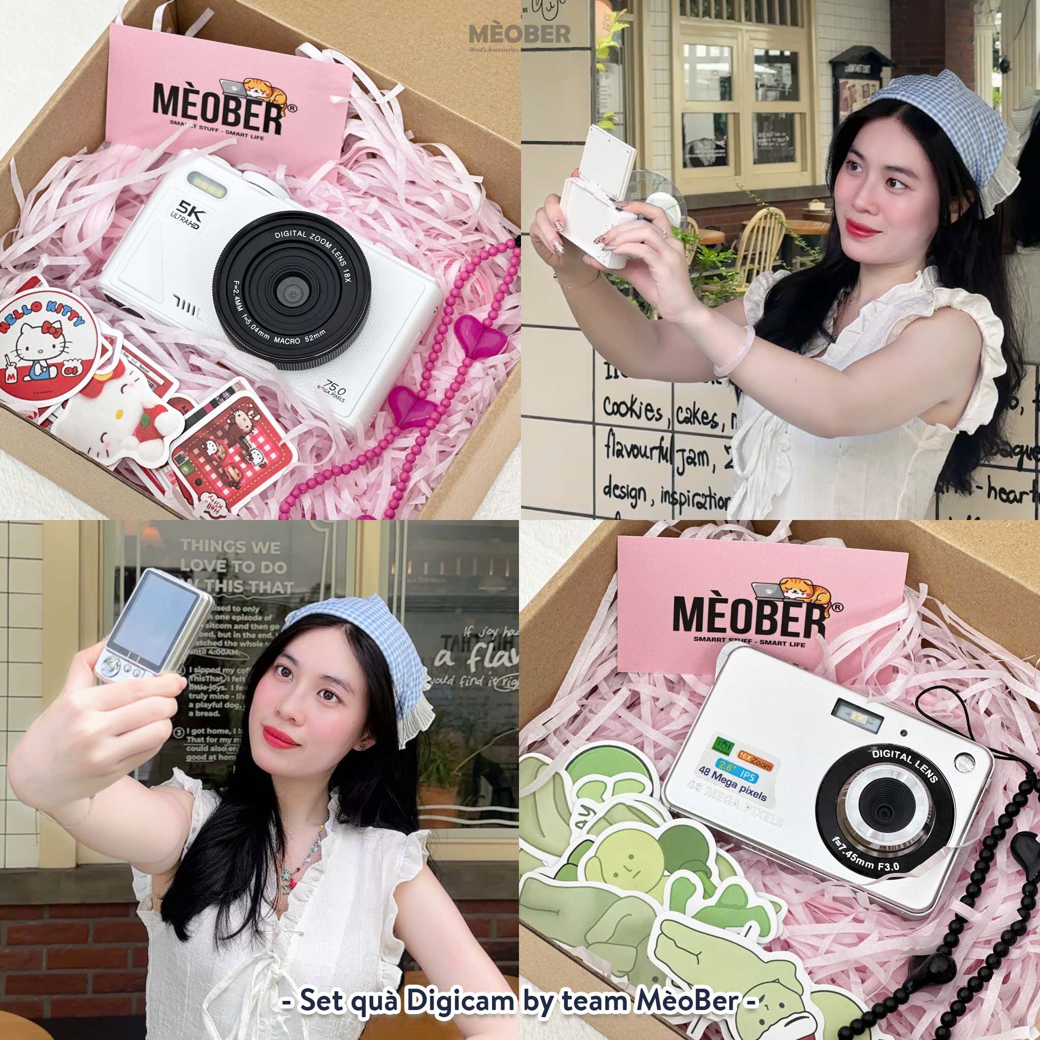  COMBO SET QUÀ DIGICAM - MÁY ẢNH KĨ THUẬT SỐ - READY TO GIFT BY MÈOBER 