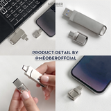  Bộ nhớ lưu trữ mở rộng di động cho điện thoại, iPad, Laptop - USB 3.0 FlashDrive Dual-Connect by MèoBer 