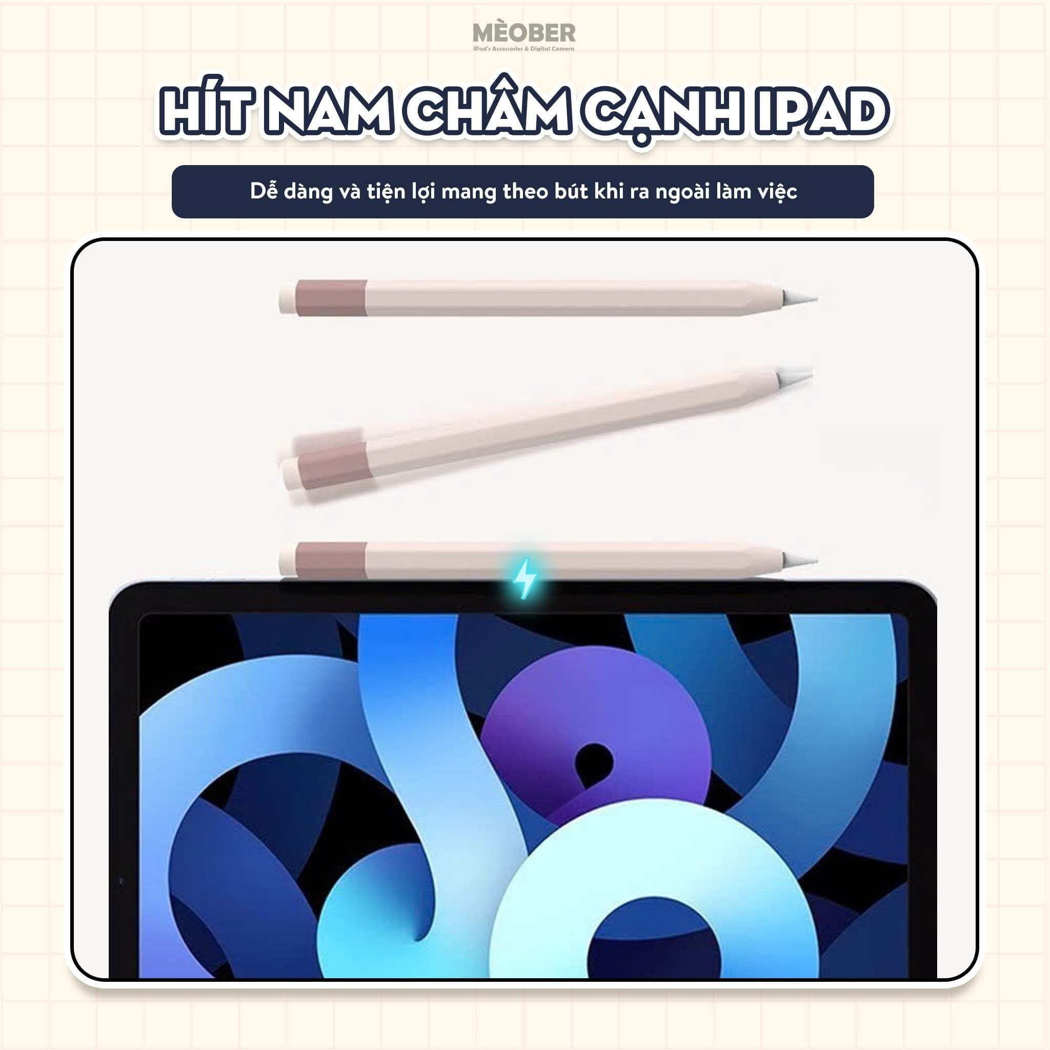  Case bọc bảo vệ bút Bút Chì by Mèober - Mỏng nhẹ, vừa khay đựng bút case iPad 