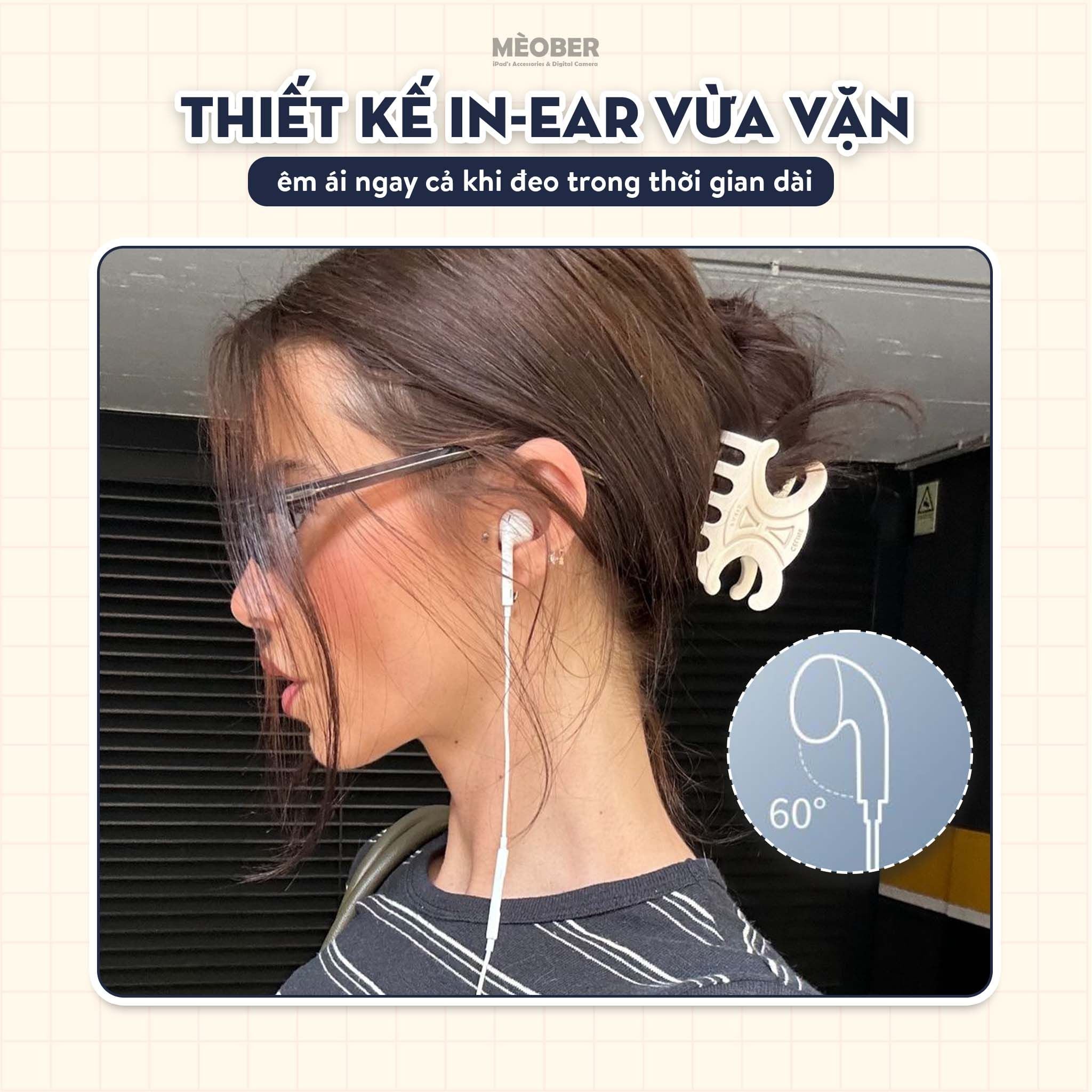  Tai Nghe Có Dây Classic Y2K kèm mic - Chất lượng âm thanh nâng cao, kết nối nhanh chóng, bền bỉ & tiện lợi by MèoBer 