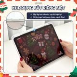  Bao da iPad Cute Origami/Gập 3 XMAS khe bút cố định gấp xếp cho Pro 11, Mini 6/7, Air 4/5/6/7, Gen7/8/9/10/11, Pro M4 by MèoBer 