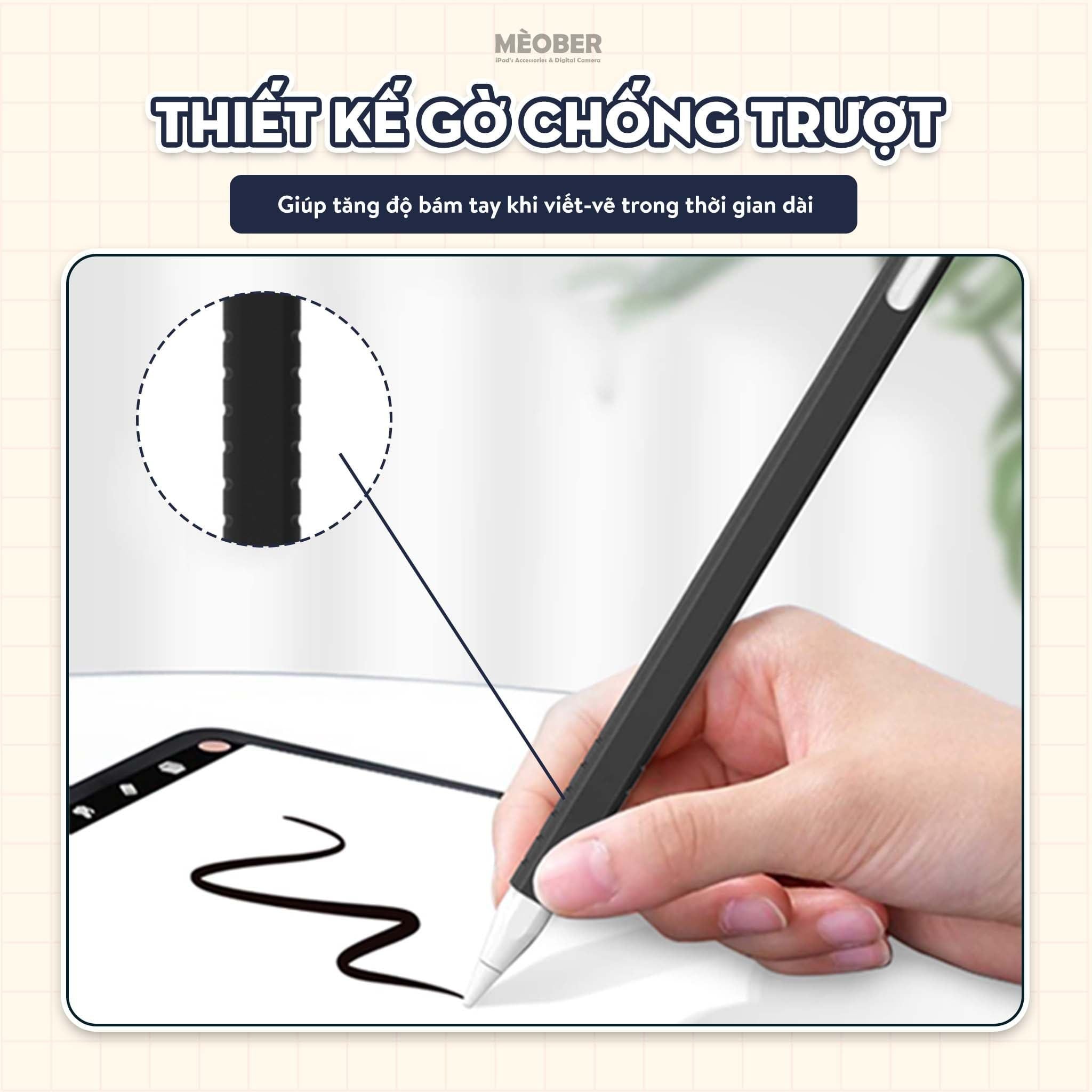 Case bọc bảo vệ bút Slim 2026 by Mèober - Siêu mỏng, vừa khay đựng bút case iPad 