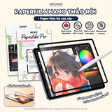  [Made in Japan] Dán màn hình iPad Paperlike Nano - Nhám mịn mới, hỗ trợ tháo rời nano, tăng cường hiển thị by MèoBer 