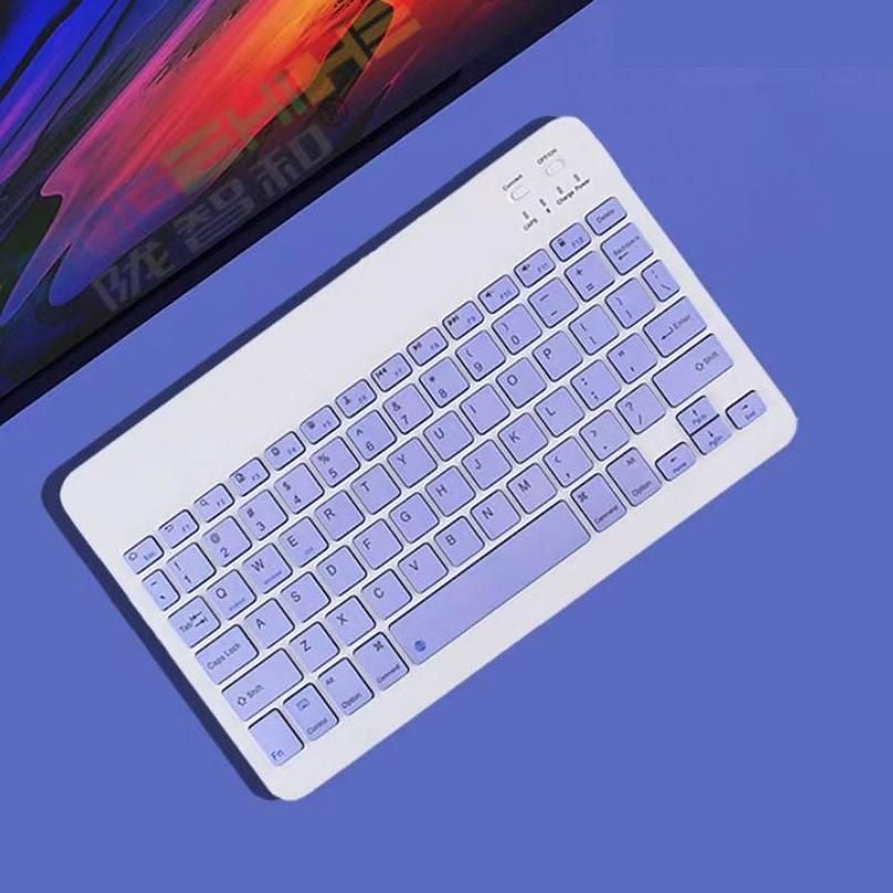  Bộ Bàn Phím và Chuột Bluetooth Không Dây Siêu Mỏng Nhẹ Dành Cho iPad Pro 11, Air4, Gen 5/6/7/8/9, Laptop, Smartphone v.v 