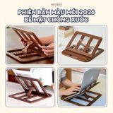  Kệ, Giá Đỡ Laptop & iPad Gỗ Cao Cấp Woody Art Stand, hỗ trợ viết vẽ, tản nhiệt máy, kê đa góc nghiêng by MèoBer 