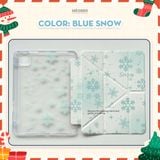  Bao da iPad Cute Origami/Gập 3 XMAS khe bút cố định gấp xếp cho Pro 11, Mini 6/7, Air 4/5/6/7, Gen7/8/9/10/11, Pro M4 by MèoBer 
