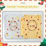  Bao da iPad Cute Origami/Gập 3 XMAS khe bút cố định gấp xếp cho Pro 11, Mini 6/7, Air 4/5/6/7, Gen7/8/9/10/11, Pro M4 by MèoBer 