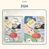  Bao da iPad Cute Origami Daily khe bút cố định gấp xếp xoay 360 cho Pro 11, Mini 6/7, Air 4/5/6/7, Gen7/8/9/10/11, Pro M4 by MèoBer 