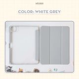  Bao da iPad Basic Acrylic tối giản, lưng trong suốt, chống vỡ, chống ố, cho Air4/5/6/7-Pro11-Gen5/6/7/8/9/10/11-ProM4 