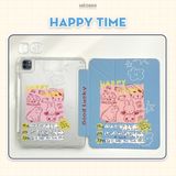  Bao da iPad Cute Origami Daily khe bút cố định gấp xếp xoay 360 cho Pro 11, Mini 6/7, Air 4/5/6/7, Gen7/8/9/10/11, Pro M4 by MèoBer 
