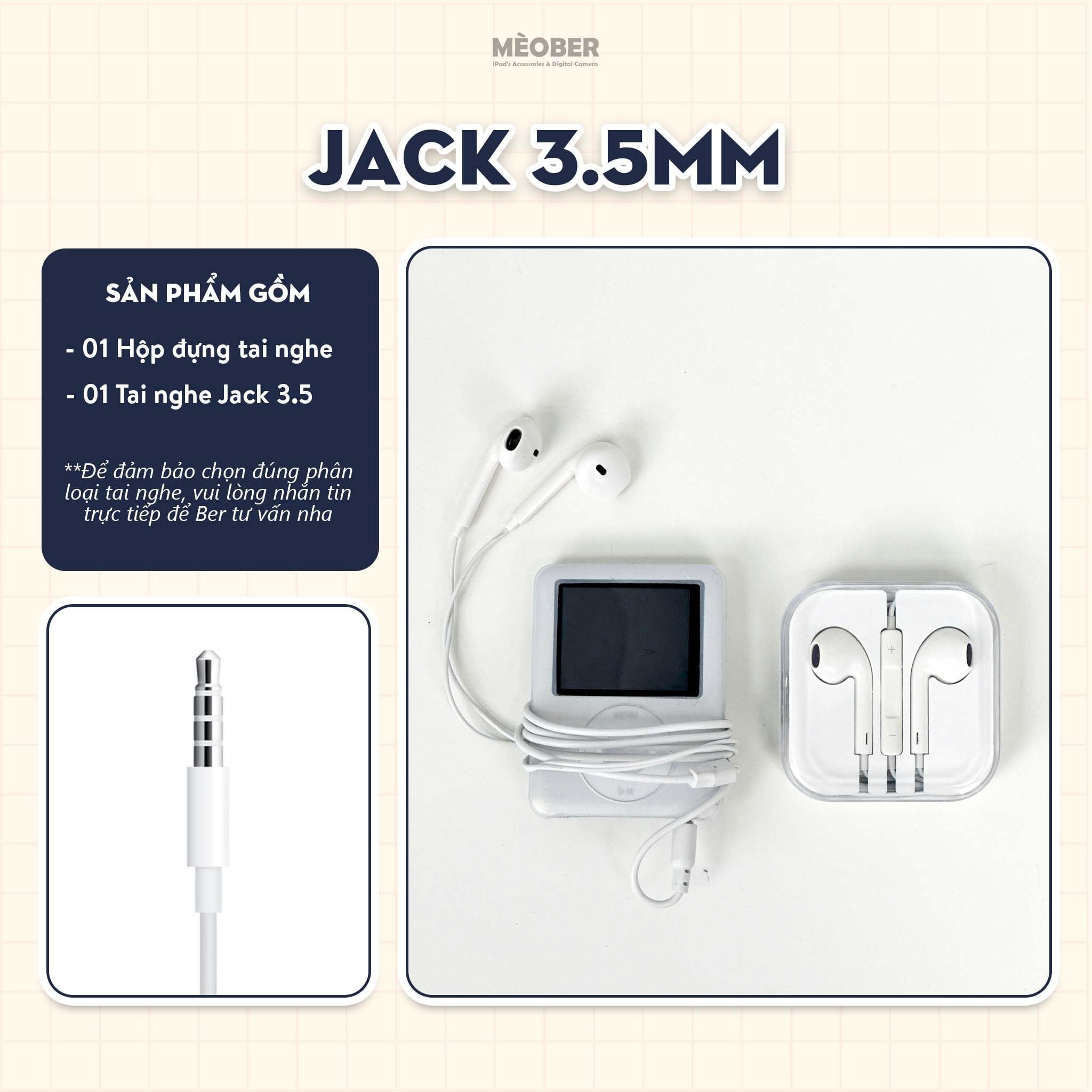  Tai Nghe Có Dây Classic Y2K kèm mic - Chất lượng âm thanh nâng cao, kết nối nhanh chóng, bền bỉ & tiện lợi by MèoBer 