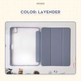  Bao da iPad Basic Acrylic tối giản, lưng trong suốt, chống vỡ, chống ố, cho Air4/5/6/7-Pro11-Gen5/6/7/8/9/10/11-ProM4 