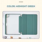  Bao da iPad Basic Acrylic tối giản, lưng trong suốt, chống vỡ, chống ố, cho Air4/5/6/7-Pro11-Gen5/6/7/8/9/10/11-ProM4 