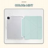  Bao da iPad Origami Pastel, gấp xếp xoay 360 cho Pro 11, Mini 6/7, Air 4/5/6/7, Gen10/11 A16, Pro M4 - lưng trong viền đồng màu by MèoBer 