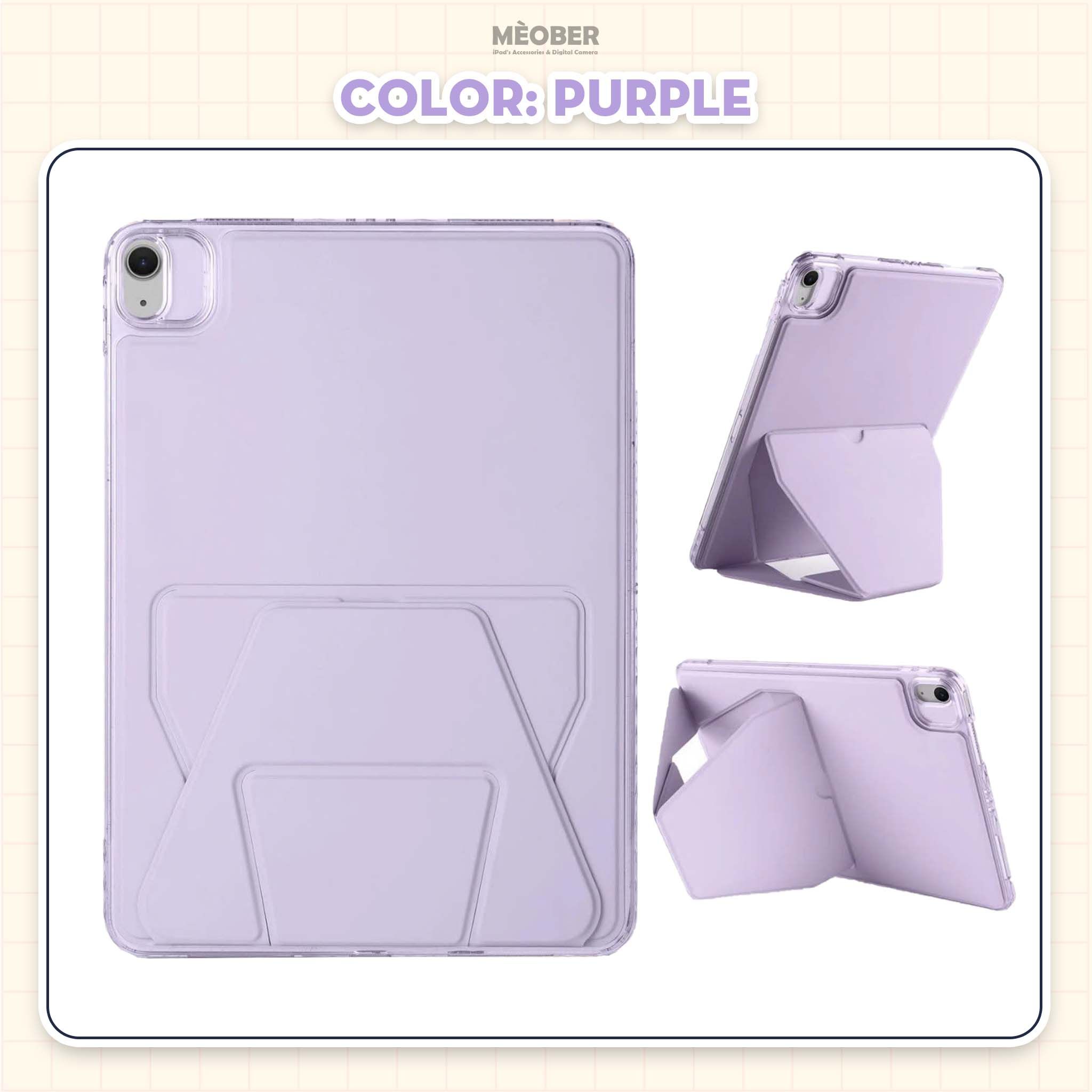  Ốp lưng iPad kiêm giá đỡ Basic Flexible Stand - Có chân đứng xoay ngang dọc, Chống sốc, va đập, Chống trầy xước by MèoBer 