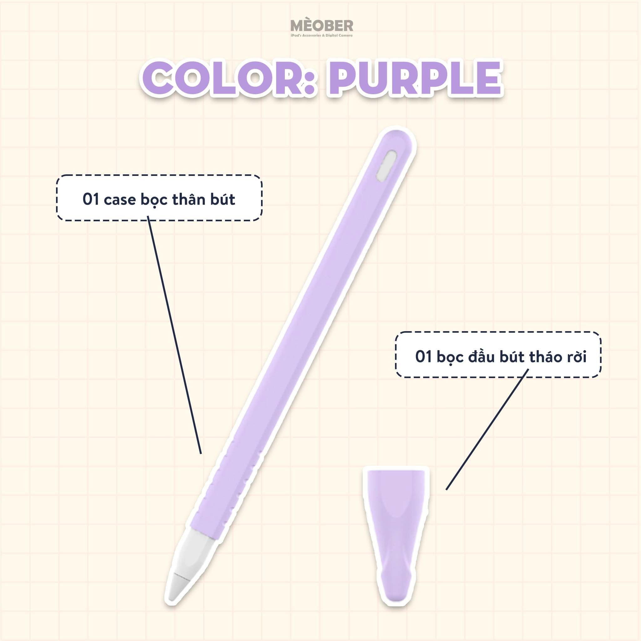  Case bọc bảo vệ bút Slim 2026 by Mèober - Siêu mỏng, vừa khay đựng bút case iPad 