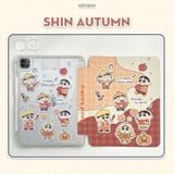  Bao da iPad Cute Origami Daily khe bút cố định gấp xếp xoay 360 cho Pro 11, Mini 6/7, Air 4/5/6/7, Gen7/8/9/10/11, Pro M4 by MèoBer 