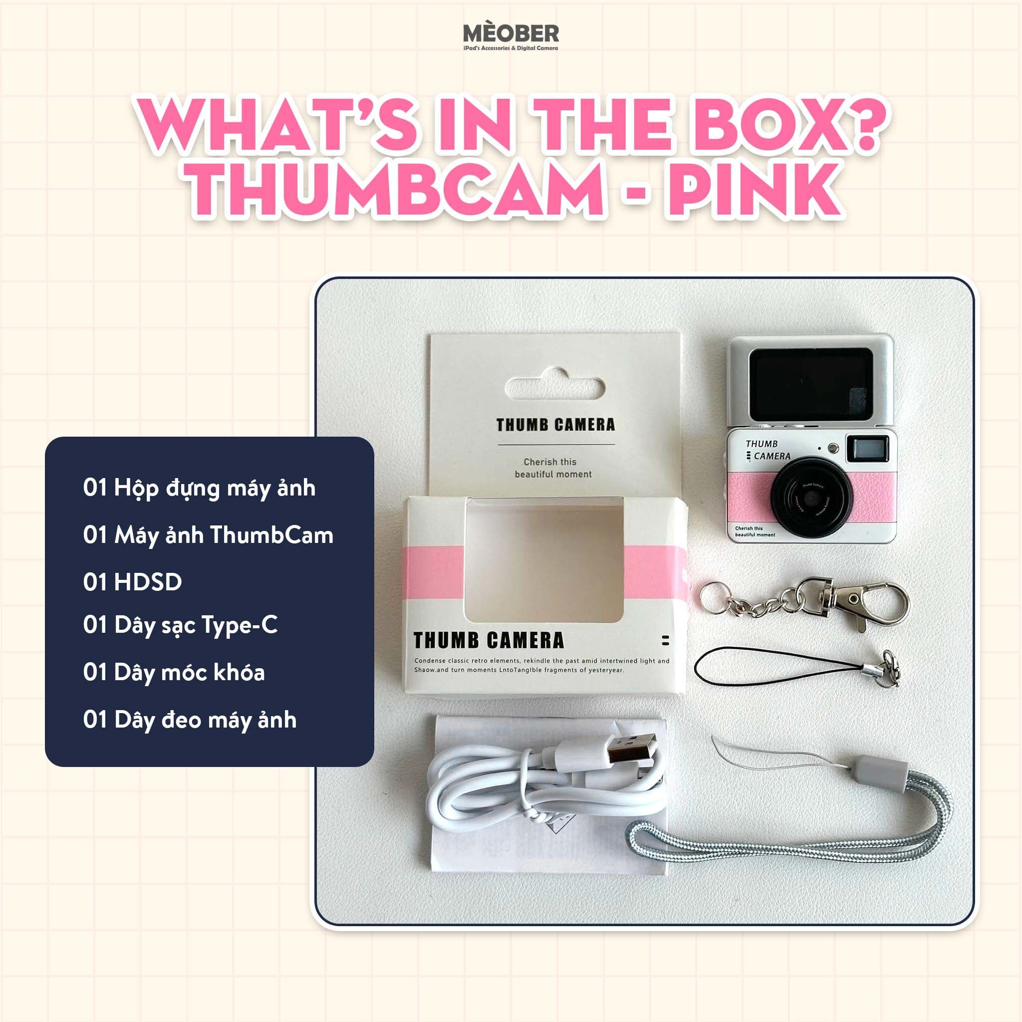 Máy Ảnh Móc Khóa Series Charmera Mini ThumbCam & True2K Flipscreen – Chụp 64MP, quay video, màn hình lật by MèoBer 