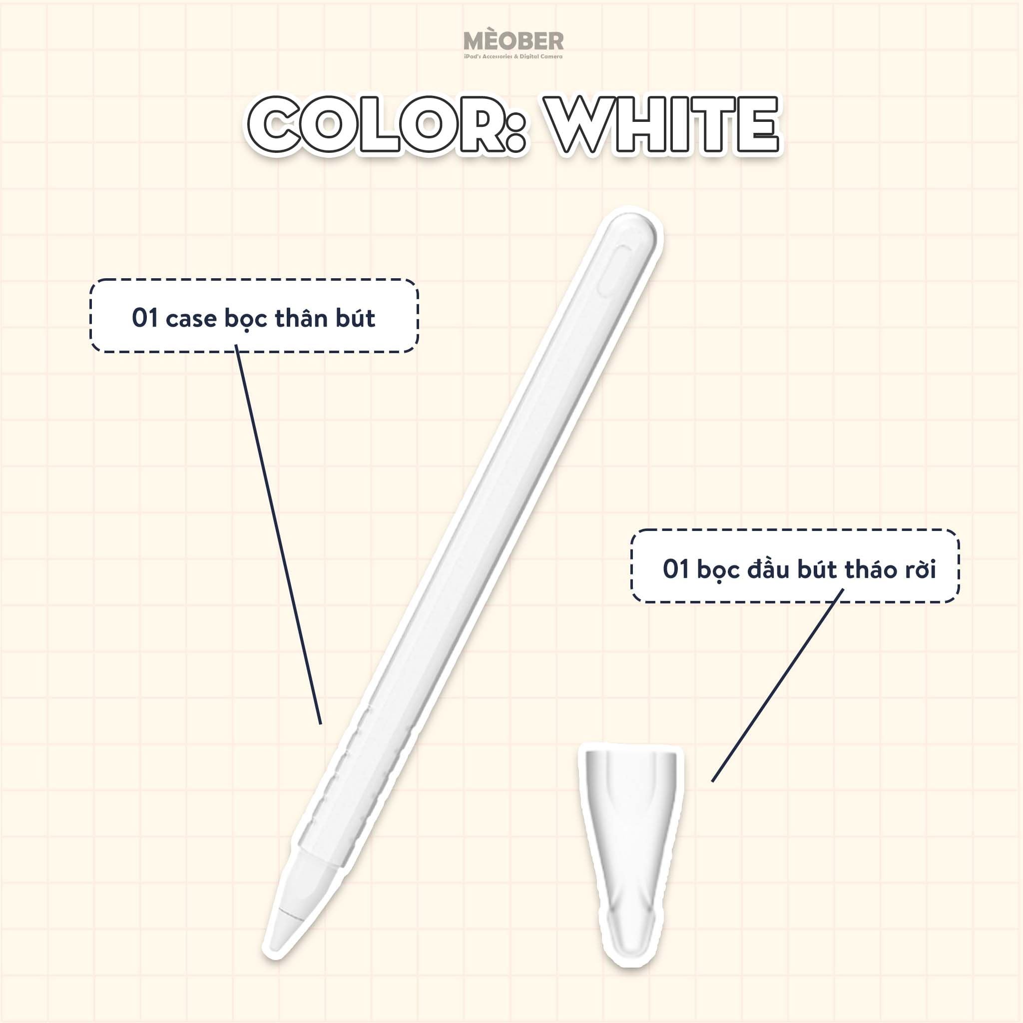 Case bọc bảo vệ bút Slim 2026 by Mèober - Siêu mỏng, vừa khay đựng bút case iPad 