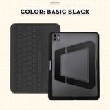  [2025] Bao da iPad Kèm Bàn Phím Smart Keyboard V2 tháo rời, xoay dọc dành cho Gen 10/11 A16, Air 4/5/6/7, Pro11 M1/2/4 by Meober 
