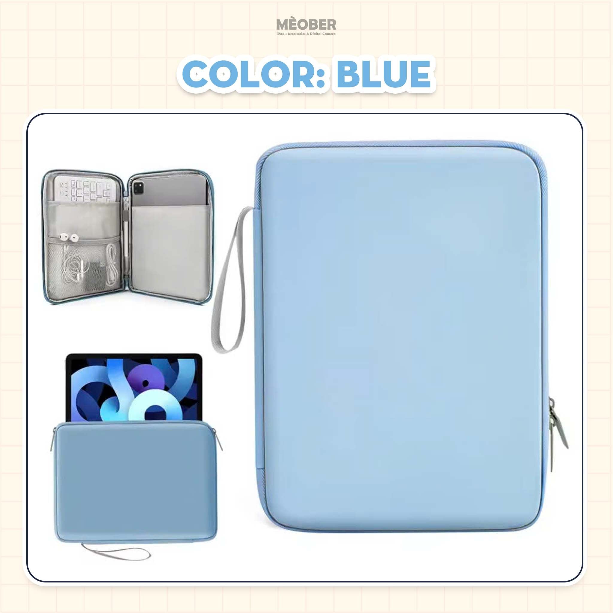  Túi chống sốc cho iPad & Laptop Basic Pastel - Chia ngăn thông minh, bảo vệ tối đa by MèoBer 