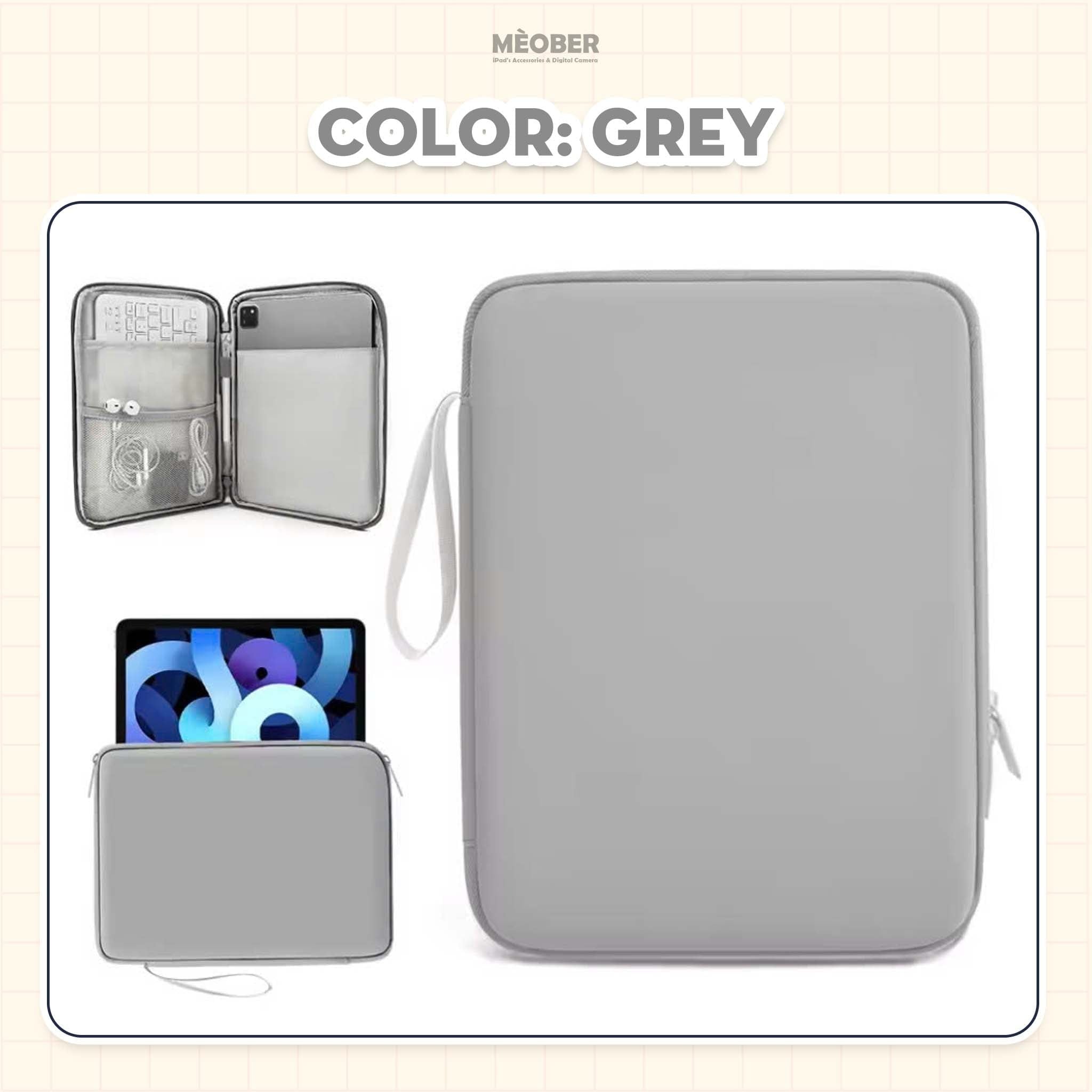  Túi chống sốc cho iPad & Laptop Basic Pastel - Chia ngăn thông minh, bảo vệ tối đa by MèoBer 