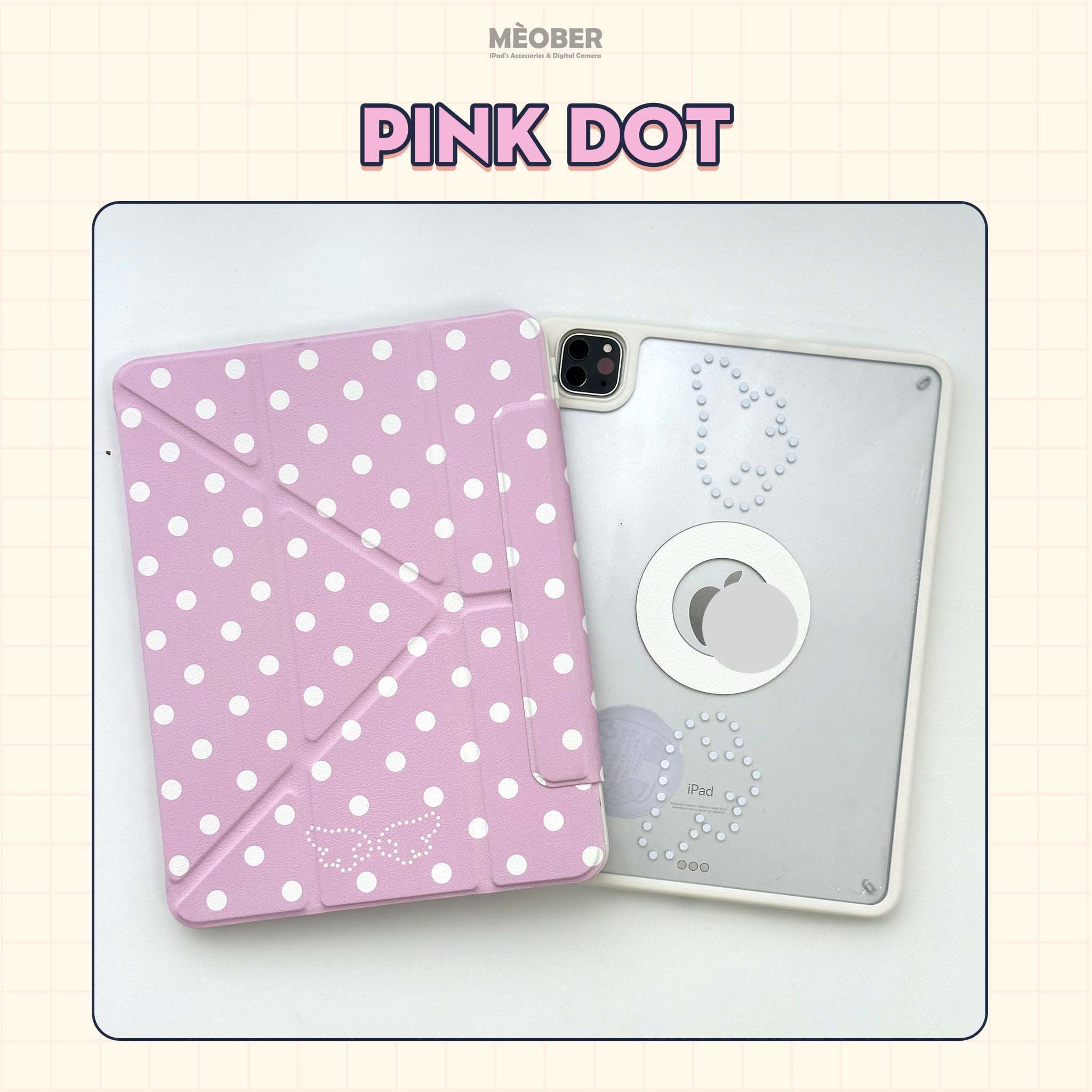 [New 2026] Bao da Cute Nam Châm Xoay x Origami dành cho iPad - Hỗ trợ tháo rời linh hoạt, siêu bảo vệ by MèoBer 
