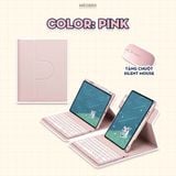  [2026] Bao da iPad Xoay cố định kèm bàn phím - Case Keyboard 360 by Meober dành cho Gen 8/9/10 Air4/5/6 Pro11 