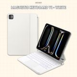  Bao Da Kèm Bàn Phím Magnetic Keyboard cho iPad Air 4/5/6/7, Pro 11 12,9, Pro M4, Gen 10/11 A16 by MèoBer 