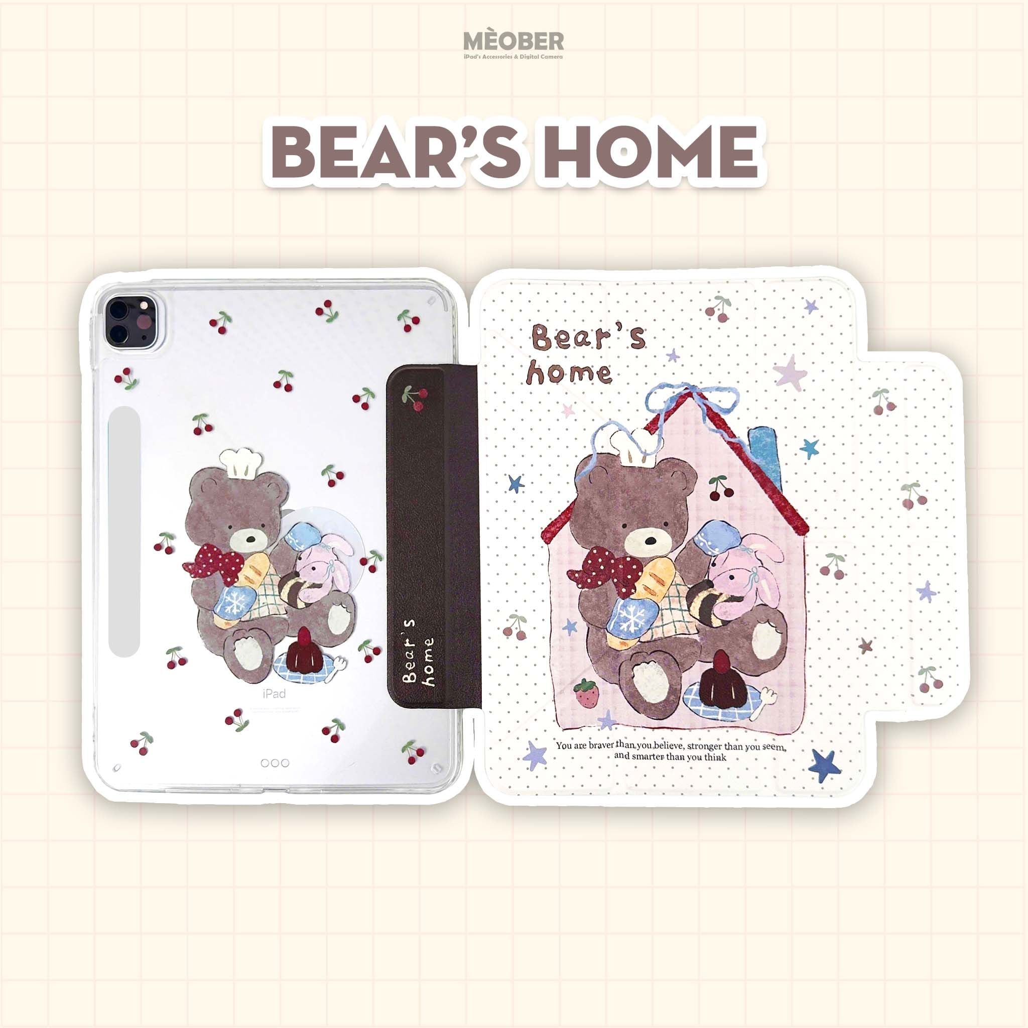  Bao da iPad Origami Cute Double Magnetic, Cover tháo rời & hít đôi dành cho iPad Gen, Pro 11, Air 2026, A16 v.v by MèoBer 
