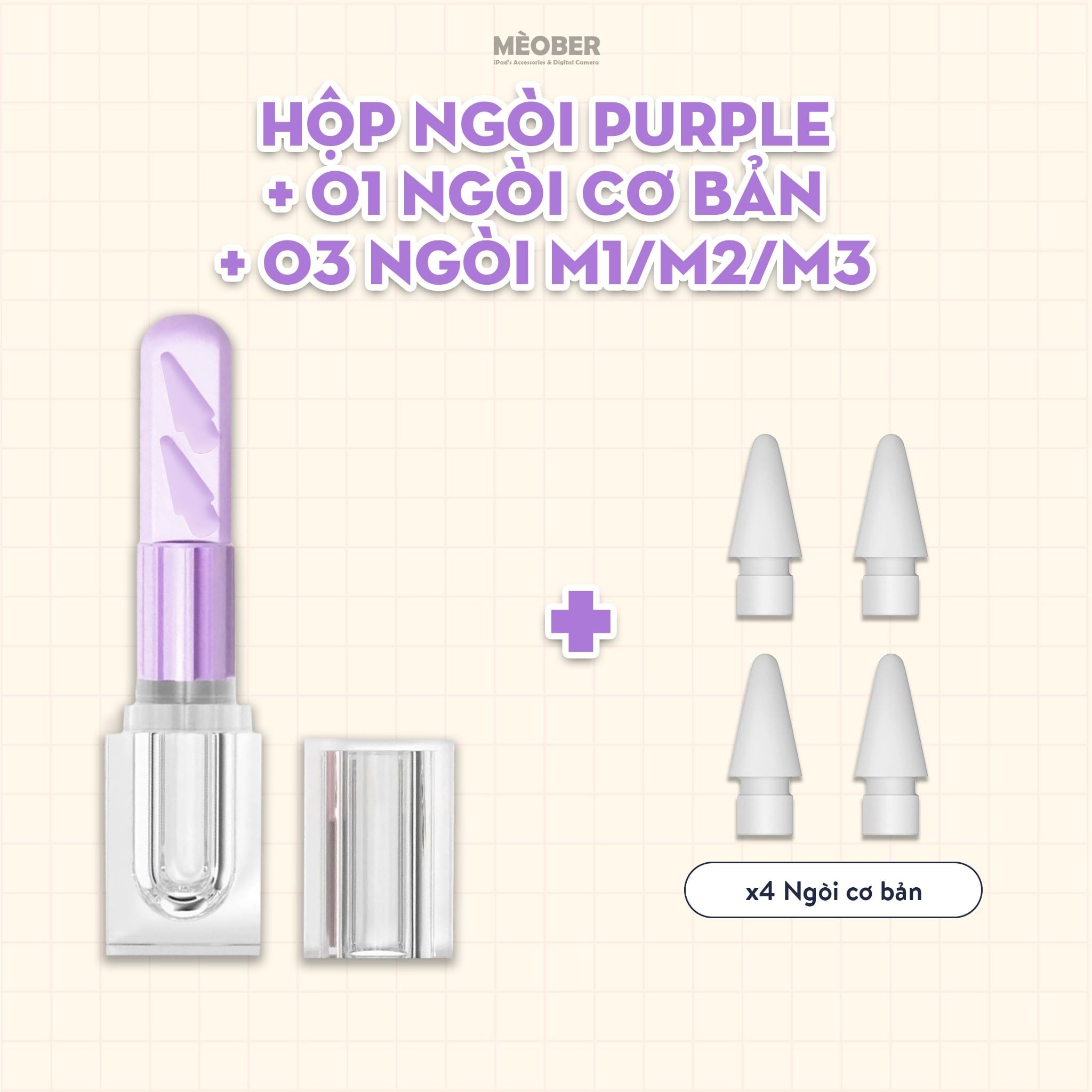  Hộp đựng ngòi bút cảm ứng kiểu thỏi son Lipstick 