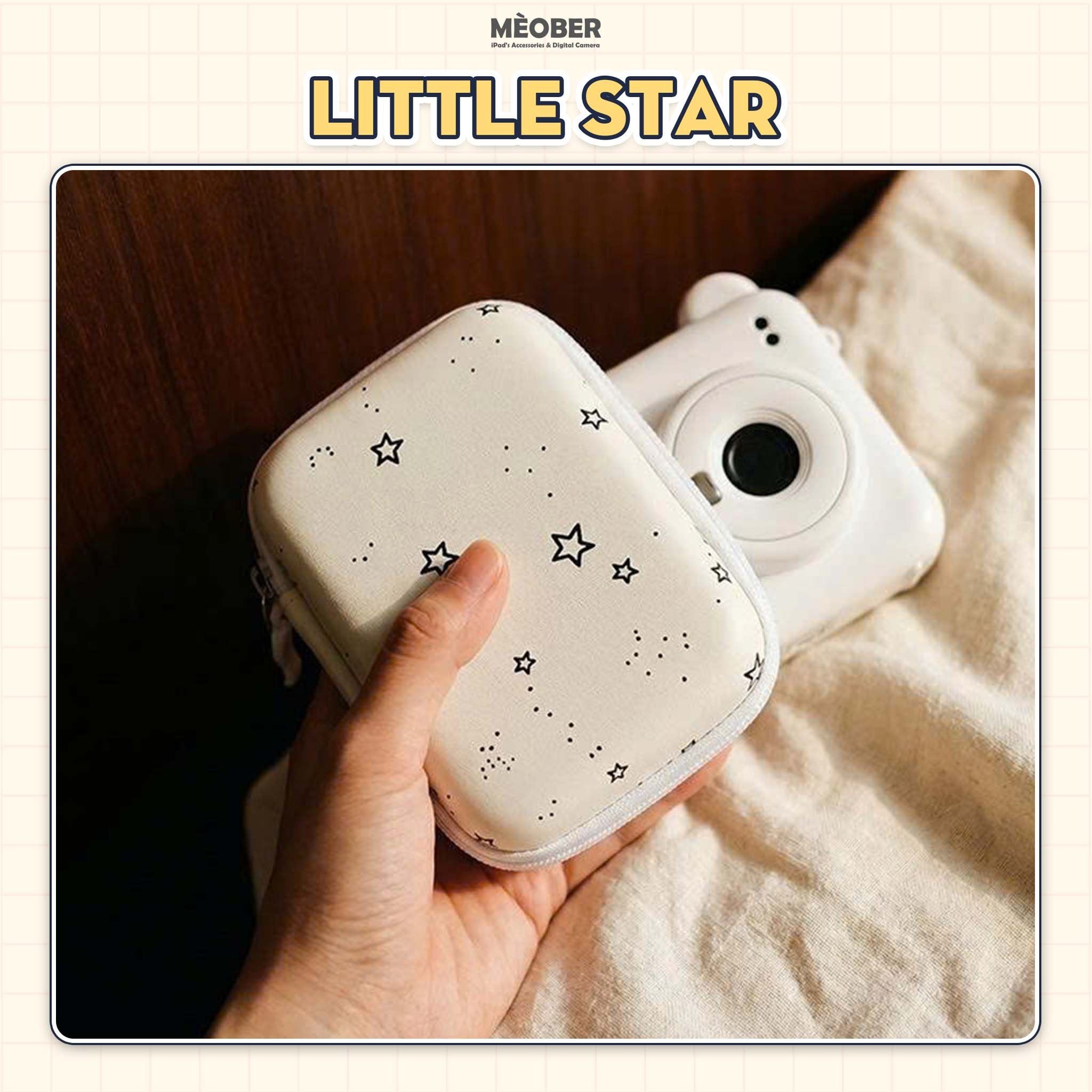  Túi đựng máy ảnh kĩ thuật số đa năng - Thiết kế họa tiết cute, chia ngăn thông minh bảo vệ tối đa cho digicam by MèoBer 