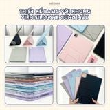 Ốp lưng iPad kiêm giá đỡ Basic Flexible Stand - Có chân đứng xoay ngang dọc, Chống sốc, va đập, Chống trầy xước by MèoBer 
