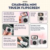  Máy Ảnh Móc Khóa Series Charmera Mini ThumbCam & True2K Flipscreen – Chụp 64MP, quay video, màn hình lật by MèoBer 